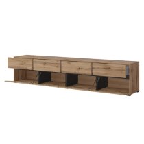 Kodak Wooden TV Stand With 4 Doors 4 Drawers In Wotan Oak