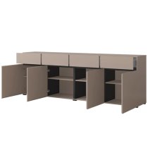 Kodak Wooden Sideboard With 4 Doors 4 Drawers In Congo