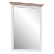 Iloilo Wall Mirror With Nelson Oak And Snowy Oak Wooden Frame