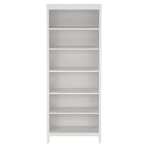 Barcila Wooden Bookcase With 5 Shelves In White