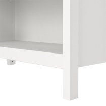 Barcila Wooden Bookcase With 5 Shelves In White