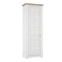 Iloilo Wooden Hallway Wardrobe 1 Door In Nelson Oak Snowy Oak