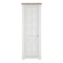 Iloilo Wooden Hallway Wardrobe 1 Door In Nelson Oak Snowy Oak