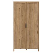 Mahon Wooden Wardrobe With 2 Doors In Waterford Oak