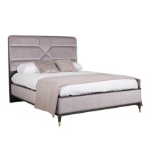 Dileta Wooden Super King Size Bed In Brown