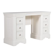 Macon Wooden Dressing Table With Stool In White