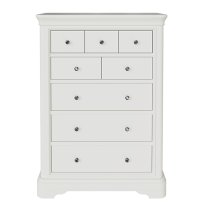 Macon Wooden Chest Of 8 Drawers In White