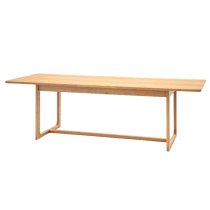 Cairo Extending Wooden Dining Table In Natural