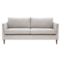 Girona Fabric 3 Seater Sofa With Oak Legs In Natural