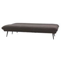 Duncan Fabric 3 Seater Sofa Bed In Dark Grey