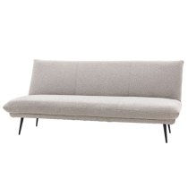 Duncan Fabric 3 Seater Sofa Bed In Light Grey