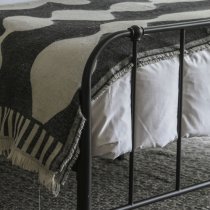 Lancaster Mild Steel Double Bed In Black