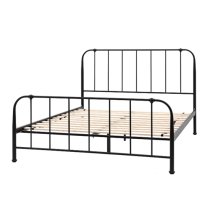 Lancaster Mild Steel Double Bed In Black