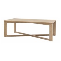 Pacific Wooden Coffee Table Rectangular In Smoked Oak