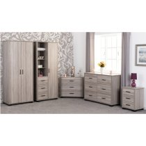 Oxnard Wooden Chest Of 3 Drawers In Light Oak