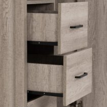 Oxnard Wooden Wardrobe With 1 Door In Light Oak