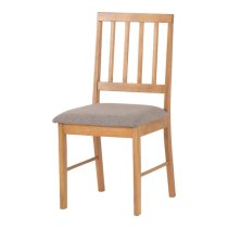 Alcudia Oak Effect Wooden Dining Chairs In Pair