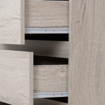 Mcgowan Wooden Chest Of 3 Drawers In Urban Snow