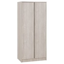 Mcgowan Bedroom Furniture Set 2 Doors Wardrobe In Urban Snow