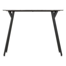 Qinson Wooden Bar Table In Concrete Effect