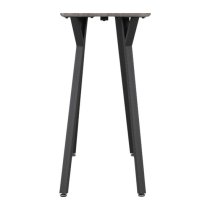 Qinson Wooden Bar Table In Concrete Effect