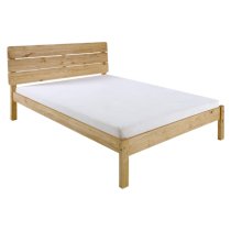 Ravello Wooden King Size Bed In Waxed Pine