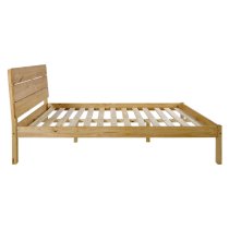 Ravello Wooden King Size Bed In Waxed Pine