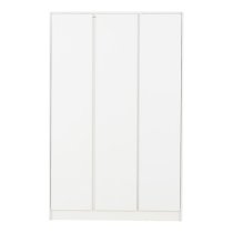 Mcgowen Wooden Wardrobe With 3 Doors In White