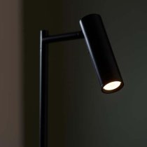 Detroit Reader Task Floor Lamp In Black