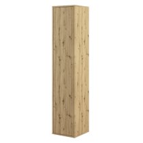 Cyan Wooden Wardrobe With 1 Door In Artisan Oak