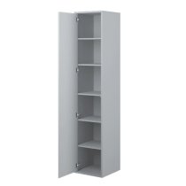 Cyan Wooden Wardrobe With 1 Door In Grey