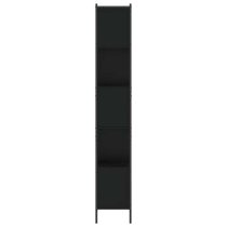 Cassis Wooden Bookcase With 5 Shelves In Black