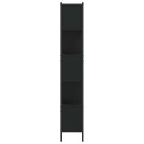 Cassis Wooden Bookcase With 7 Shelves In Black