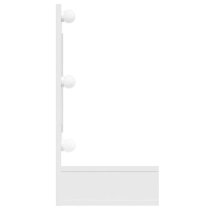 Irvine Wooden Wall Dressing Cabinet In White With LED