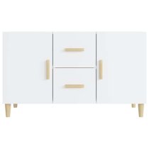 Krefeld High Gloss Sideboard 2 Doors 2 Drawers In White