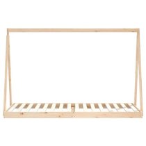 Nuoro Kids Solid Pine Wood Single Bed In Natural