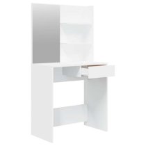 Legian Wooden Dressing Table With Stool In White