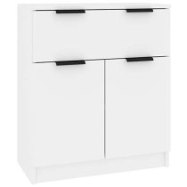 Krefeld Wooden Sideboard With 4 Doors 1 Drawer In White