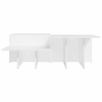 Delft Wooden Set Of 2 Coffee Tables In White