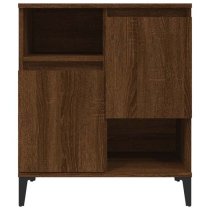 Coimbra Wooden Sideboard With 6 Doors In Brown Oak