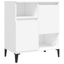 Coimbra Wooden Sideboard With 6 Doors In White