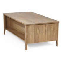 Sumter Wooden Coffee Table With 2 Drawers In Oak