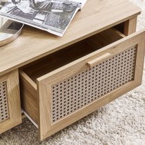 Sumter Wooden Coffee Table With 2 Drawers In Oak