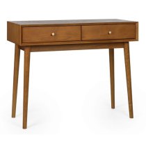 Layton Wooden Console Table With 2 Drawers In Cherry