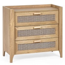 Sumter Wooden Chest Of 3 Drawers In Oak