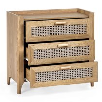 Sumter Wooden Chest Of 3 Drawers In Oak