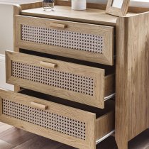 Sumter Wooden Chest Of 3 Drawers In Oak