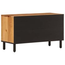 Blanes Acacia Wood TV Stand With 1 Door 1 Shelf In Natural