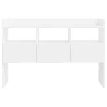 Afton High Gloss Sideboard With 3 Drawers In White