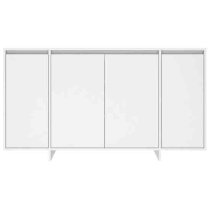 Atoka Wooden Sideboard With 4 Doors In White